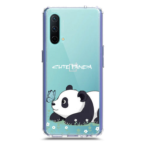 OnePlus Nord CE 5G Cover -Dreamy Panda Series - Clear Phone Case - Soft Silicon Borders