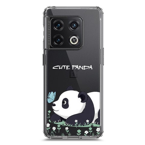 OnePlus 10 Pro Cover -Dreamy Panda Series - Clear Phone Case - Soft Silicon Borders