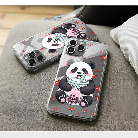 Google Pixel 10 Cover -Dreamy Panda Series - Clear Phone Case - Soft Silicon Borders