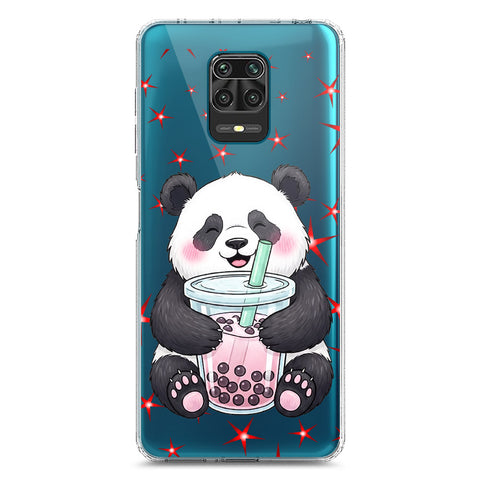 Xiaomi Poco M2 Pro Cover -Dreamy Panda Series - Clear Phone Case - Soft Silicon Borders