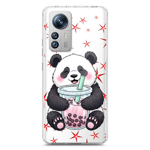 Xiaomi 12 Pro Cover -Dreamy Panda Series - Clear Phone Case - Soft Silicon Borders
