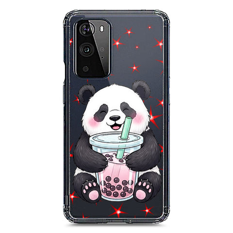 OnePlus 9 Pro Cover -Dreamy Panda Series - Clear Phone Case - Soft Silicon Borders