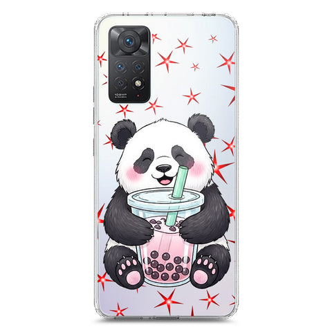 Xiaomi Redmi Note 11 Pro 5G Cover -Dreamy Panda Series - Clear Phone Case - Soft Silicon Borders