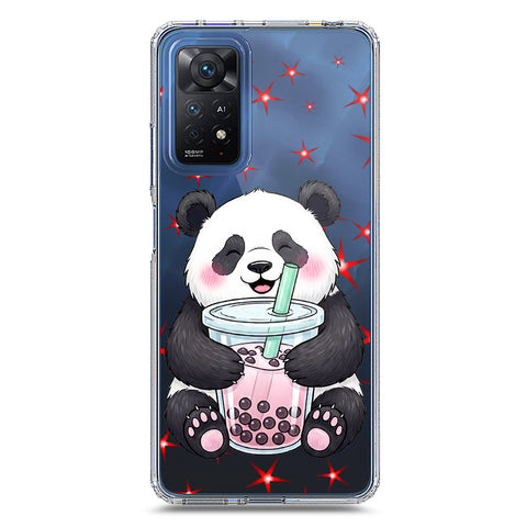 Xiaomi Redmi Note 11 pro Cover -Dreamy Panda Series - Clear Phone Case - Soft Silicon Borders