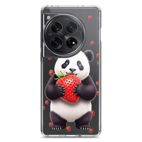 OnePlus 12 Cover -Dreamy Panda Series - Clear Phone Case - Soft Silicon Borders