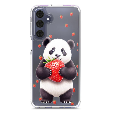 Samsung Galaxy A16 5G Cover -Dreamy Panda Series - Clear Phone Case - Soft Silicon Borders
