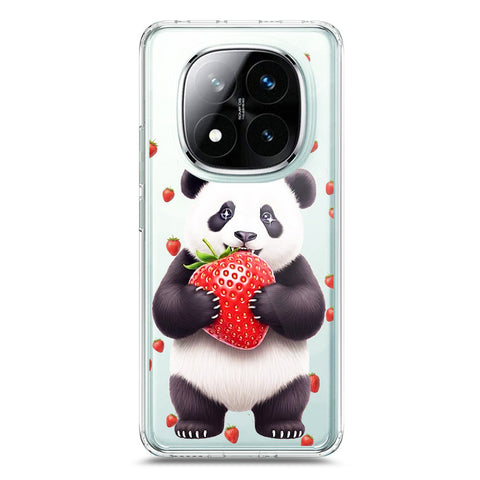 Xiaomi Redmi Note 14 Pro 4G Cover -Dreamy Panda Series - Clear Phone Case - Soft Silicon Borders