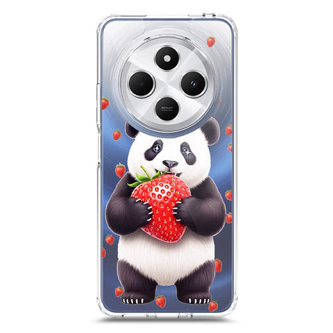 Xiaomi Poco C75 Cover -Dreamy Panda Series - Clear Phone Case - Soft Silicon Borders