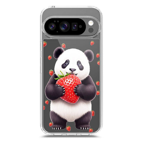 Google Pixel 10 Cover -Dreamy Panda Series - Clear Phone Case - Soft Silicon Borders