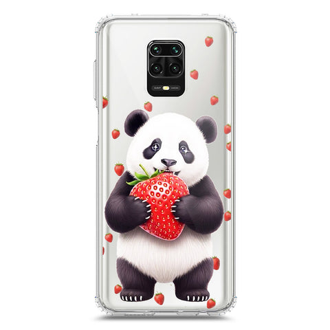 Xiaomi Redmi Note 9 Pro Max Cover -Dreamy Panda Series - Clear Phone Case - Soft Silicon Borders