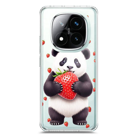 Xiaomi Redmi Note 14 Pro 5G Cover -Dreamy Panda Series - Clear Phone Case - Soft Silicon Borders