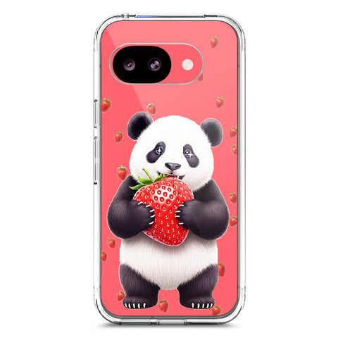 Google Pixel 10a Cover -Dreamy Panda Series - Clear Phone Case - Soft Silicon Borders
