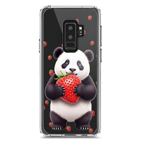 Samsung Galaxy S9 Plus Cover -Dreamy Panda Series - Clear Phone Case - Soft Silicon Borders