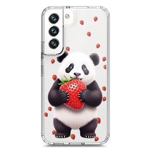 Samsung Galaxy S22 5G Cover -Dreamy Panda Series - Clear Phone Case - Soft Silicon Borders