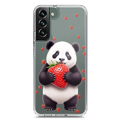 Samsung Galaxy S22 Plus 5G Cover -Dreamy Panda Series - Clear Phone Case - Soft Silicon Borders