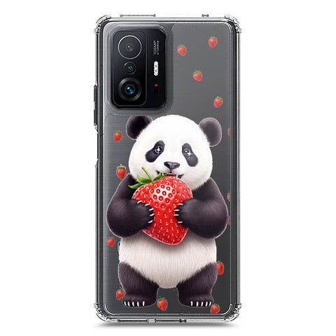 Xiaomi Mi 11T Cover -Dreamy Panda Series - Clear Phone Case - Soft Silicon Borders