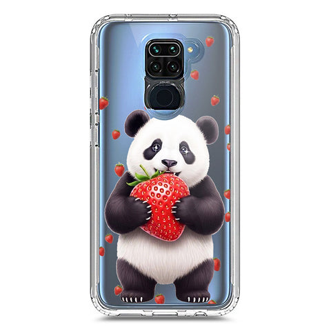 Xiaomi Redmi 10X 4G Cover -Dreamy Panda Series - Clear Phone Case - Soft Silicon Borders
