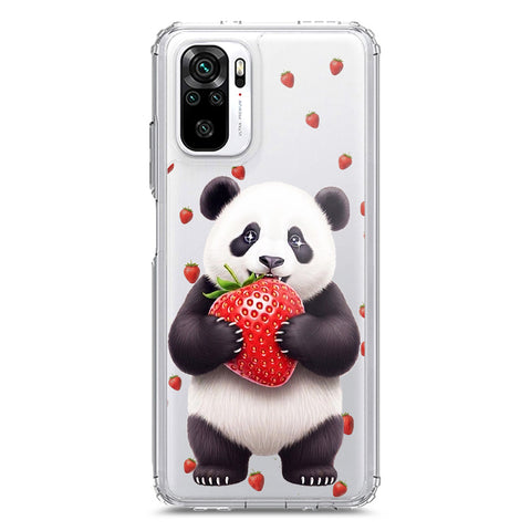 Xiaomi Redmi Note 10 4G Cover -Dreamy Panda Series - Clear Phone Case - Soft Silicon Borders