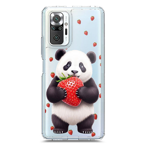 Xiaomi Redmi Note 10 Pro Max Cover -Dreamy Panda Series - Clear Phone Case - Soft Silicon Borders