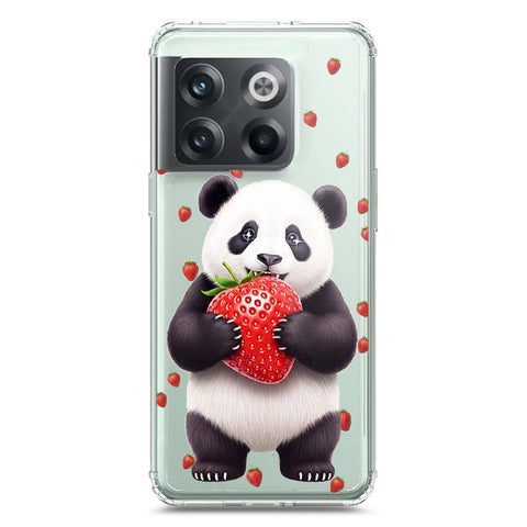 OnePlus Ace Pro Cover -Dreamy Panda Series - Clear Phone Case - Soft Silicon Borders