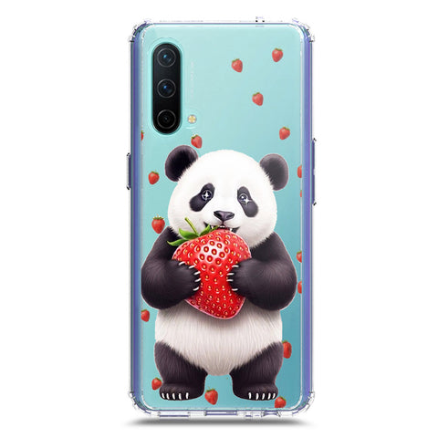 OnePlus Nord CE 5G Cover -Dreamy Panda Series - Clear Phone Case - Soft Silicon Borders