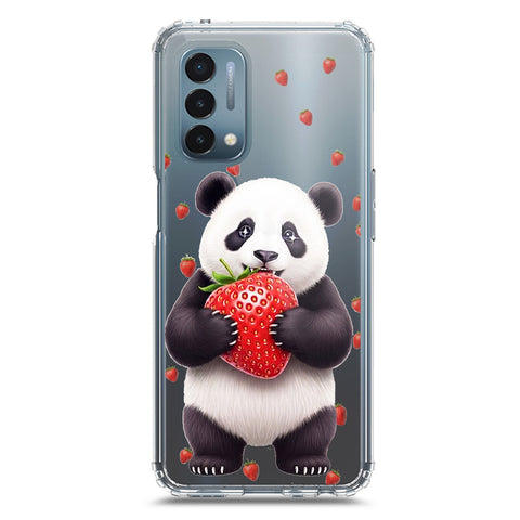 OnePlus Nord N200 5G Cover -Dreamy Panda Series - Clear Phone Case - Soft Silicon Borders
