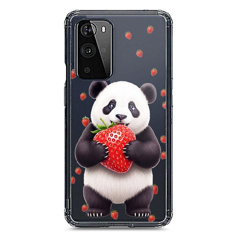 OnePlus 9 Pro Cover -Dreamy Panda Series - Clear Phone Case - Soft Silicon Borders