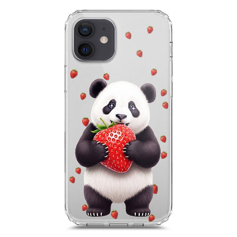 iPhone 12 Pro Cover -Dreamy Panda Series - Clear Phone Case - Soft Silicon Borders