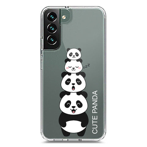 Samsung Galaxy S22 Plus 5G Cover -Dreamy Panda Series - Clear Phone Case - Soft Silicon Borders