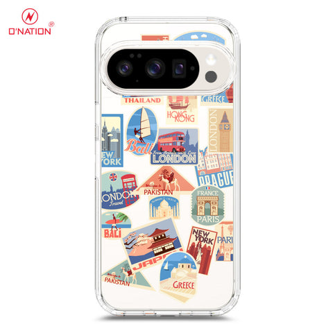 Google Pixel 10 Pro XL Cover - Personalised Boarding Pass Ticket Series - 5 Designs - Clear Phone Case - Soft Silicon Borders