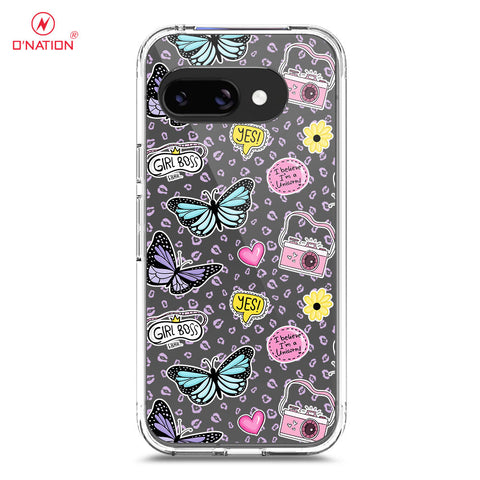 Google Pixel 9a Cover - O'Nation Butterfly Dreams Series - 9 Designs - Clear Phone Case - Soft Silicon Borders