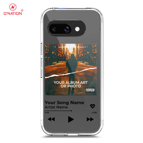 Google Pixel 9a Cover - Personalised Album Art Series - 4 Designs - Clear Phone Case - Soft Silicon Borders