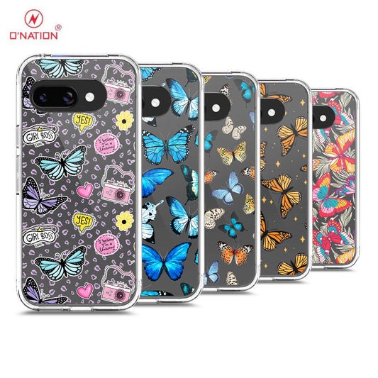 Google Pixel 9a Cover - O'Nation Butterfly Dreams Series - 9 Designs - Clear Phone Case - Soft Silicon Borders