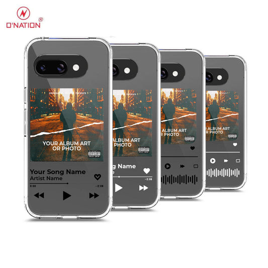 Google Pixel 9a Cover - Personalised Album Art Series - 4 Designs - Clear Phone Case - Soft Silicon Borders