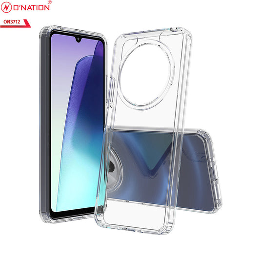 Xiaomi Redmi 14C Cover - Transparent - ONation Crystal Series - Premium Quality Clear Case No Yellowing Back With Smart Shockproof Cushions