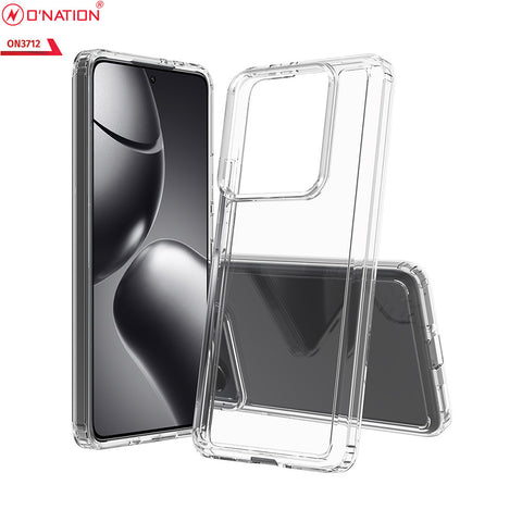 Xiaomi 14T Cover - Transparent - ONation Crystal Series - Premium Quality Clear Case No Yellowing Back With Smart Shockproof Cushions