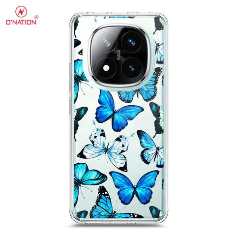 Xiaomi Redmi Note 14 Pro Plus 5G Cover - O'Nation Butterfly Dreams Series - 9 Designs - Clear Phone Case - Soft Silicon Borders