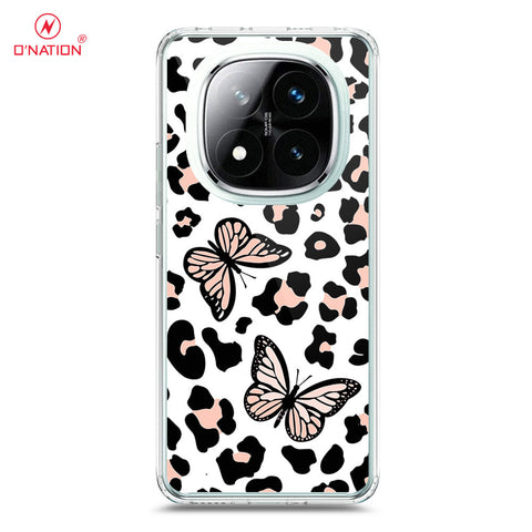 Xiaomi Redmi Note 14 Pro Plus 5G Cover - O'Nation Butterfly Dreams Series - 9 Designs - Clear Phone Case - Soft Silicon Borders