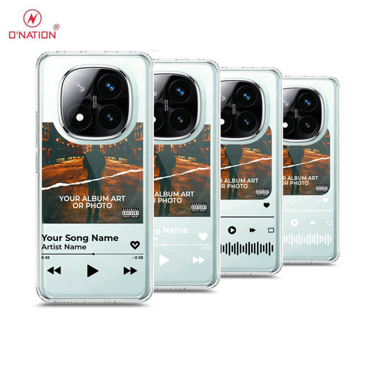 Xiaomi Redmi Note 14 Pro Plus 5G Cover - Personalised Album Art Series - 4 Designs - Clear Phone Case - Soft Silicon Borders