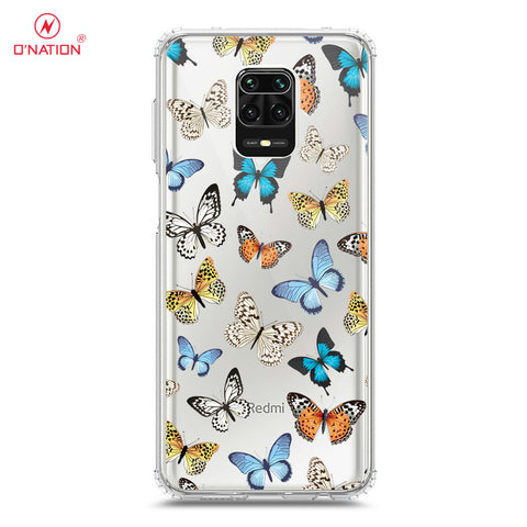 Xiaomi Redmi 9 Pro Max Cover - O'Nation Butterfly Dreams Series - 9 Designs - Clear Phone Case - Soft Silicon Borders