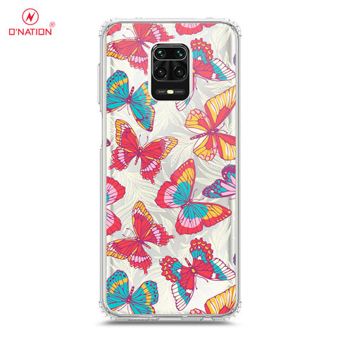 Xiaomi Redmi 9 Pro Max Cover - O'Nation Butterfly Dreams Series - 9 Designs - Clear Phone Case - Soft Silicon Borders