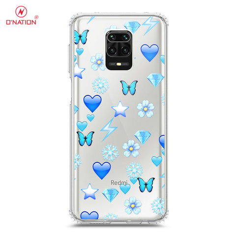 Xiaomi Redmi 9 Pro Max Cover - O'Nation Butterfly Dreams Series - 9 Designs - Clear Phone Case - Soft Silicon Borders