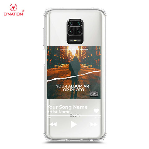 Xiaomi Redmi 9 Pro Max Cover - Personalised Album Art Series - 4 Designs - Clear Phone Case - Soft Silicon Borders