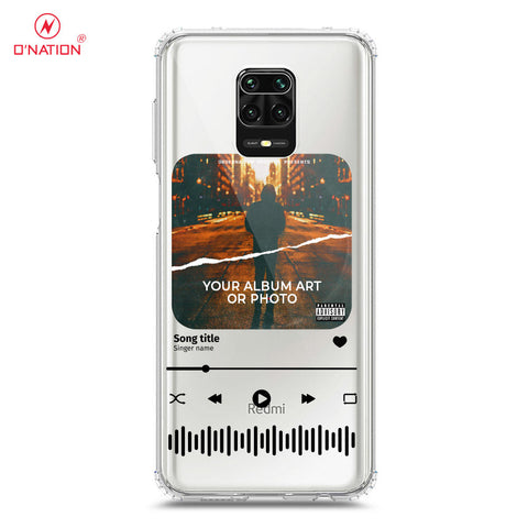 Xiaomi Redmi 9 Pro Max Cover - Personalised Album Art Series - 4 Designs - Clear Phone Case - Soft Silicon Borders