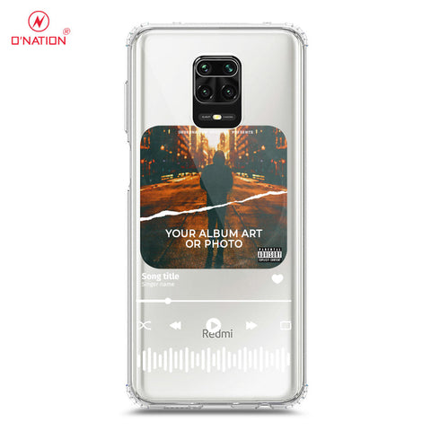 Xiaomi Redmi 9 Pro Max Cover - Personalised Album Art Series - 4 Designs - Clear Phone Case - Soft Silicon Borders