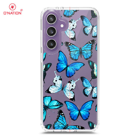 Samsung Galaxy S24 FE Cover - O'Nation Butterfly Dreams Series - 9 Designs - Clear Phone Case - Soft Silicon Borders