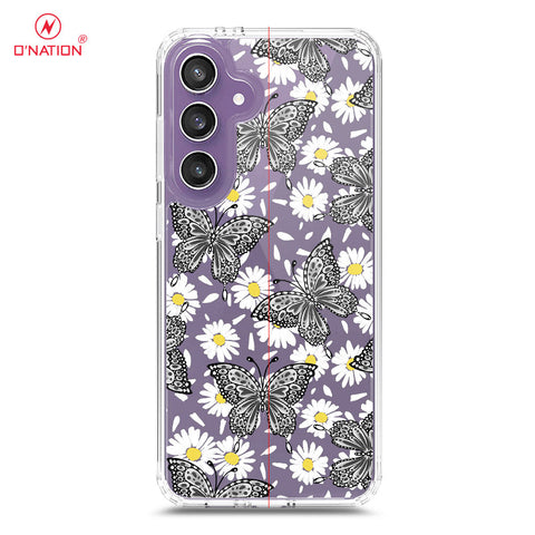 Samsung Galaxy S24 FE Cover - O'Nation Butterfly Dreams Series - 9 Designs - Clear Phone Case - Soft Silicon Borders