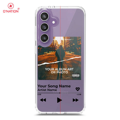 Samsung Galaxy S24 FE Cover - Personalised Album Art Series - 4 Designs - Clear Phone Case - Soft Silicon Borders