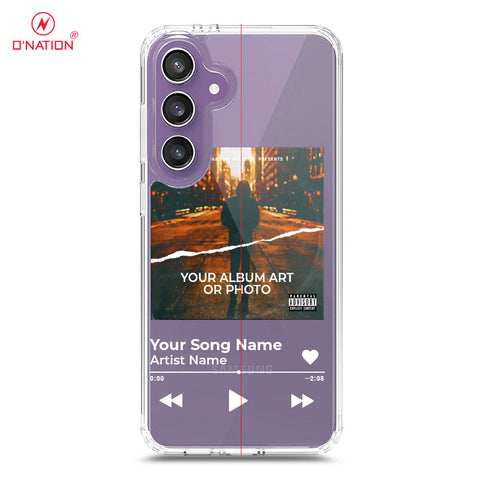 Samsung Galaxy S24 FE Cover - Personalised Album Art Series - 4 Designs - Clear Phone Case - Soft Silicon Borders