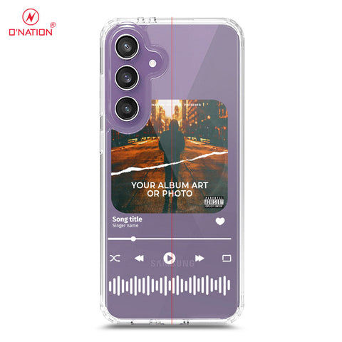 Samsung Galaxy S24 FE Cover - Personalised Album Art Series - 4 Designs - Clear Phone Case - Soft Silicon Borders